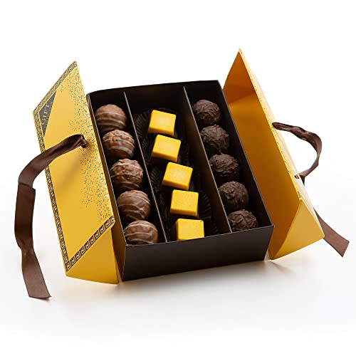 CARIANS BISTRO Truffle Gift Box, Chocolate Truffles in Differen...