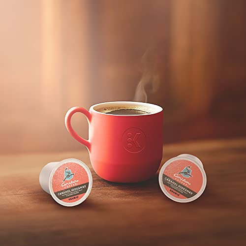 Caribou Coffee Caramel Hideaway, Single-Serve Keurig K-Cup Pods,