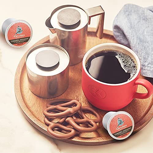 Caribou Coffee Caramel Hideaway, Single-Serve Keurig K-Cup Pods,
