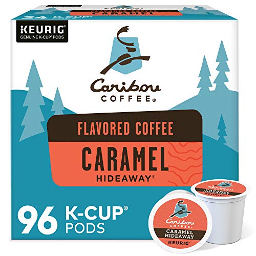Caribou Coffee Caramel Hideaway, Single-Serve Keurig K-Cup Pods,