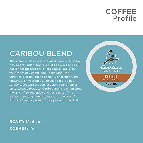 Caribou Coffee Caribou Blend Keurig Single-Serve K-Cup Pods, Me