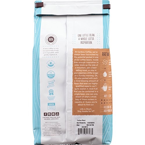Caribou Coffee Caribou Blend, Medium Roast Ground Coffee, 20 Oun