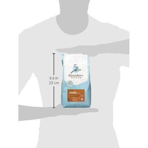 Caribou Coffee Caribou Blend, Medium Roast Ground Coffee, 20 Oun