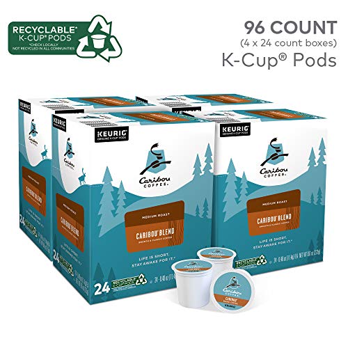 Caribou Coffee Caribou Blend, Single-Serve Keurig K-Cup Pods, Me
