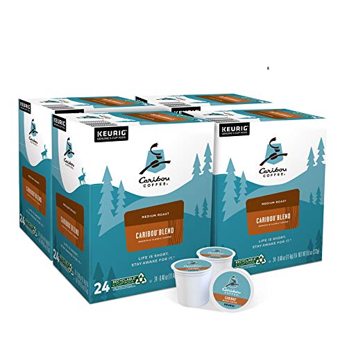 Caribou Coffee Caribou Blend, Single-Serve Keurig K-Cup Pods, Me