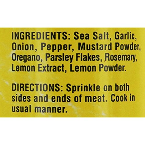 Carls Gourmet All Natural Lemon Seasoning And Meat Rub - 4 Oz