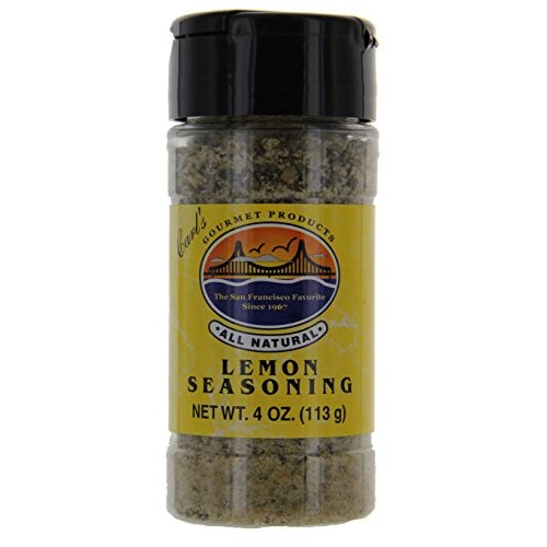 Carls Gourmet All Natural Lemon Seasoning And Meat Rub - 4 Oz