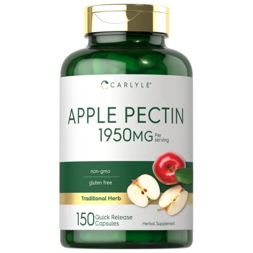 Carlyle Apple Pectin Capsules | 1950mg | 150 Pills | Non-GMO & G...