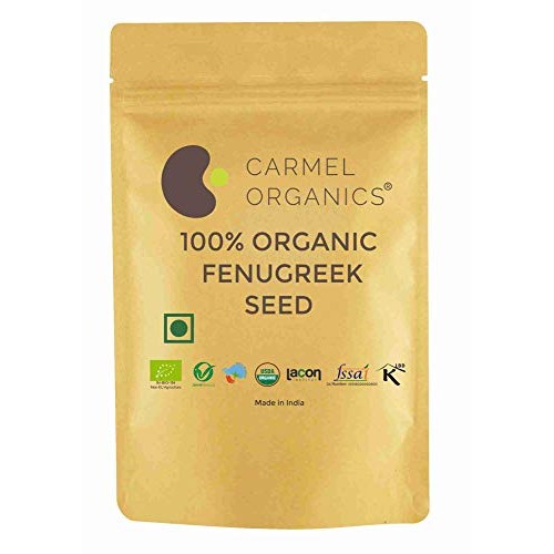 100% Organic Fenugreek | Methi Seeds Whole, 8 Oz