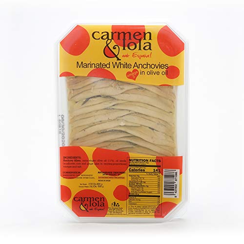 Carmen &Amp; Lola White Anchovies Boquerones In Vinegar And Olive Oi