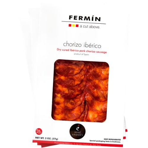 Chorizo Iberico By Fermin 3 X 2Oz Pack + Manchego Cheese 8 Oz