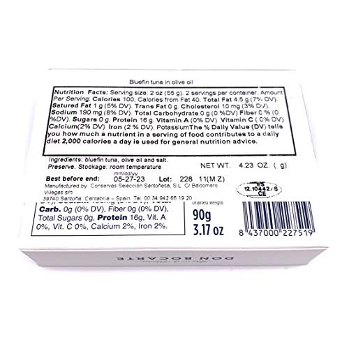 Don Bocarte Wild Blue Fin Tuna Belly Ventresca De Atun Rojo