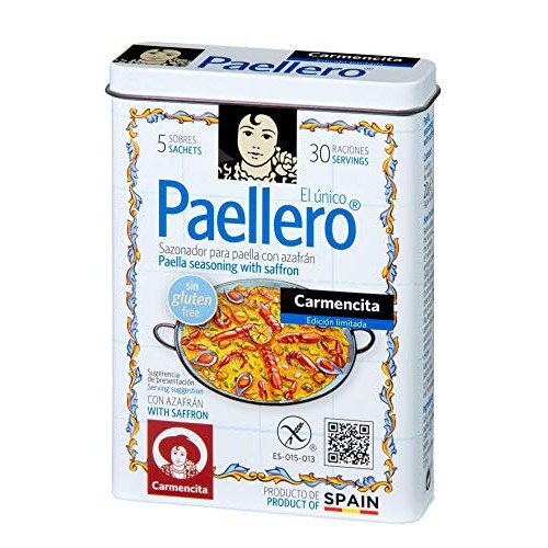Carmencita. Paellero Paella Seasoning With Saffron 5 Sackets I
