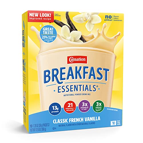 Carnation Breakfast Essentials Powder Drink Mix, Classic French