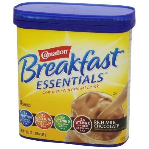 Carnation Breakfast Essentials Powder Drink Mix, Rich Milk Choco...