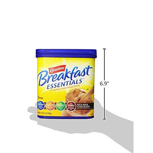 Carnation Breakfast Essentials Powder Drink Mix, Rich Milk Choco...