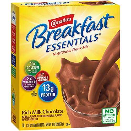Carnation Breakfast Essentials Powder Drink Mix, Rich Milk Choco