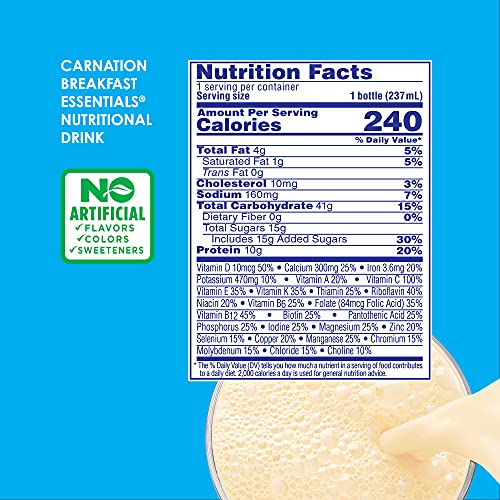 Carnation Breakfast Essentials Ready-To-Drink, Classic French Va