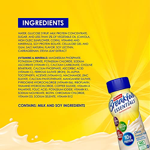 Carnation Breakfast Essentials Ready-To-Drink, Classic French Va