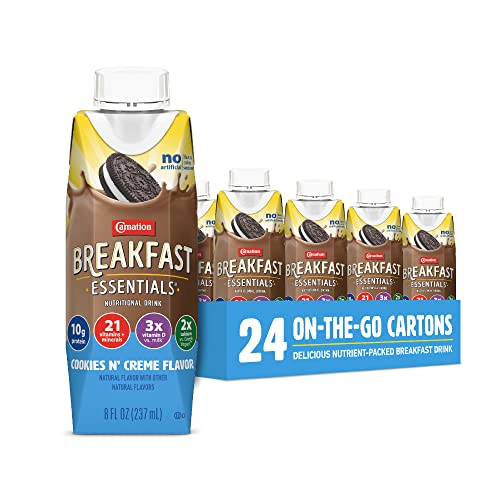 Carnation Breakfast Essentials Ready-To-Drink, Cookies N Creme,