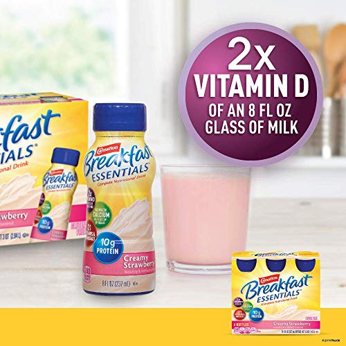 Carnation Breakfast Essentials Ready-To-Drink, Creamy Strawberry