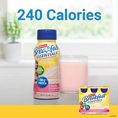 Carnation Breakfast Essentials Ready-To-Drink, Creamy Strawberry