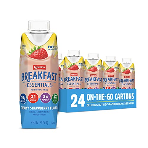 Carnation Breakfast Essentials Ready-To-Drink, Creamy Strawberry
