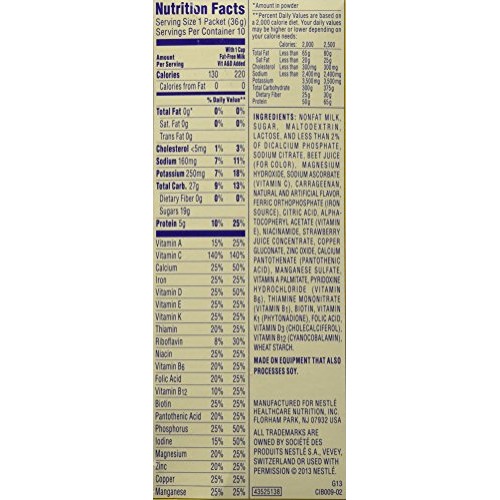 Carnation Breakfast Essentials Strawberry Sensations Complete Nu