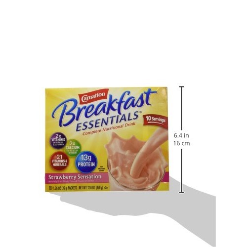 Carnation Breakfast Essentials Strawberry Sensations Complete Nu