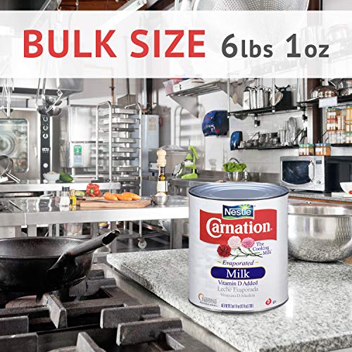 Carnation Evaporated Milk, 6 Lb 1 Oz Single Bulk Can, Unsweetene