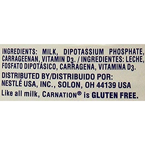 Nestle Carnation Evaporated Milk 12Oz Pack Of 12