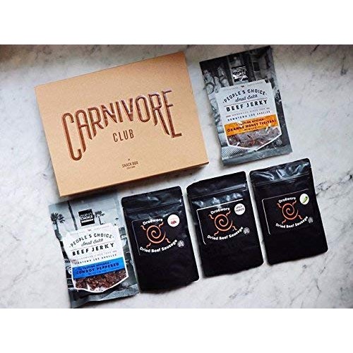 Carnivore Club Beef Jerky Box - Delicious Jerky And Meat Sticks