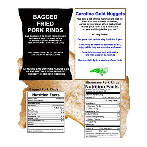 Carolina Gold Nuggets Microwave Pork Puffies Bake-N-Puffs, Origi