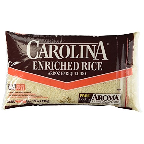 Carolina Enriched Rice Long Grain 5 Lbs.