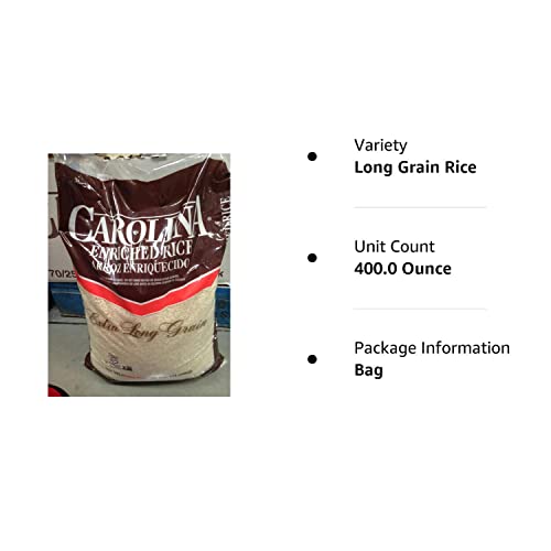Carolina long grain rice 25 LB