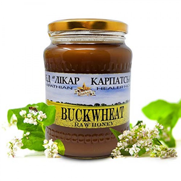 Goshen Honey Amish Extremely Raw Carpathian Pure Buckwheat Honey