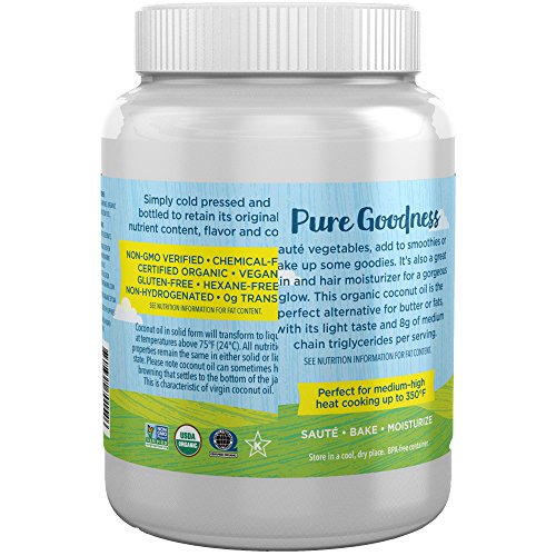 Carrington Farms Gluten Free, Unrefined, Cold Pressed, Virgin Or