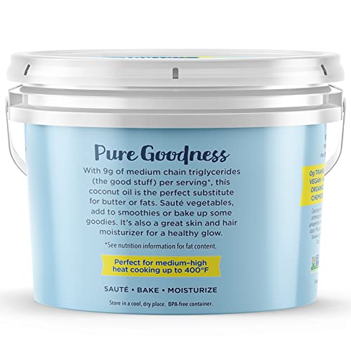 Carrington Farms Organic Refined Coconut Oil, Gluten Free, Non-G