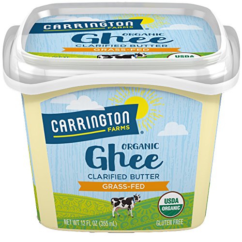 Carrington Farms Usda Certified Organic Grass Fed Ghee, 12Oz., C