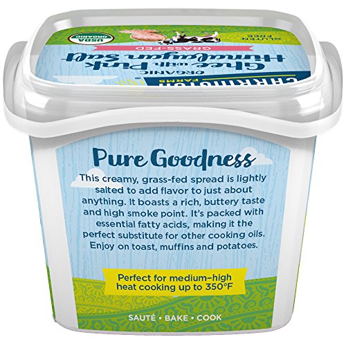 Carrington Farms Usda Organic Grass Fed Ghee With Himalayan Salt