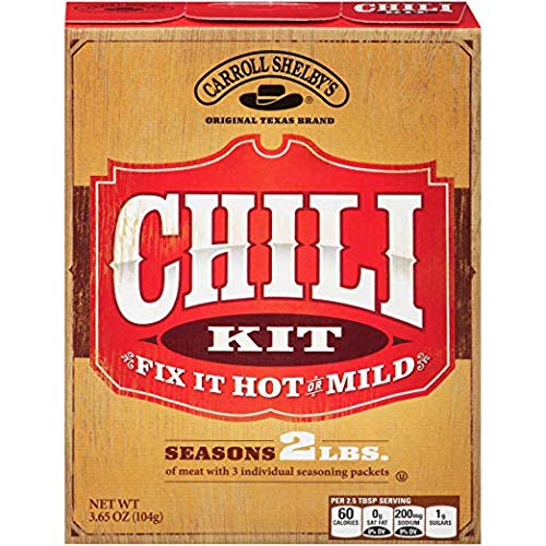 Carroll Shelby Chili Texas Kit 3.65 Oz Pack Of 2