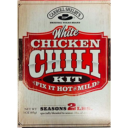 Carroll Shelby White Chicken Chili 3 Oz Pack Of 3