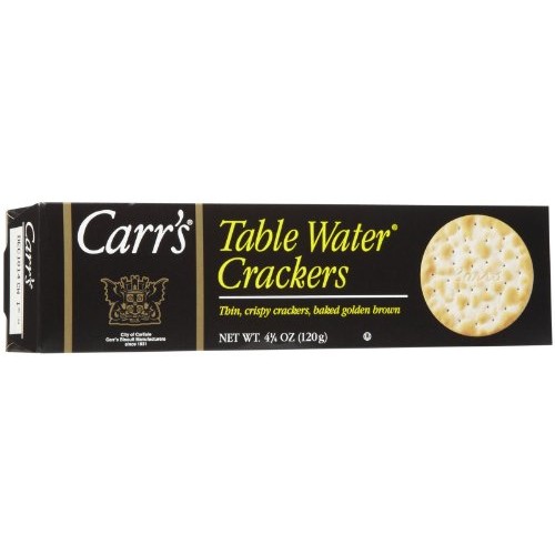 Carrs English Table Water Crackers - Plain 4.4 Ounce