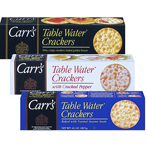 Carrs Table Water Cracker Selection, 6 Packages Of 3 Varieties