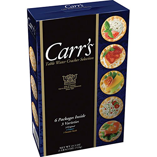 Carrs Table Water Cracker Selection, 6 Packages Of 3 Varieties
