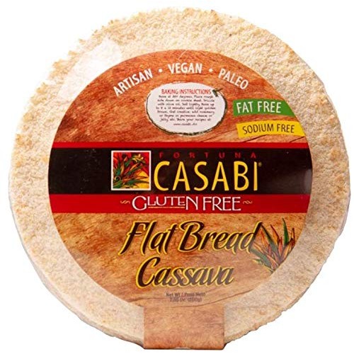 Casabi Artisan Flatbread Round 6-Pack Cassava Breadbake First,