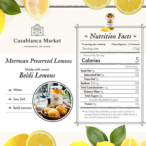 Casablanca Market Moroccan Preserved Lemons All Natural Aromatic