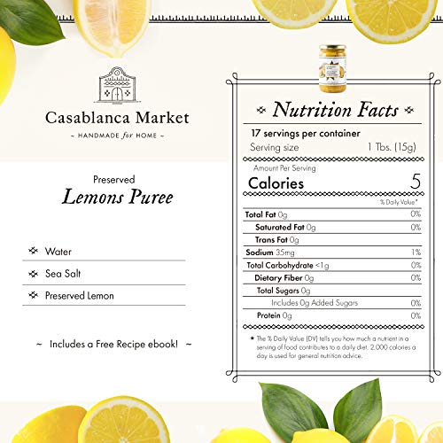 Casablanca Market Moroccan Preserved Lemons Spread All Natural A