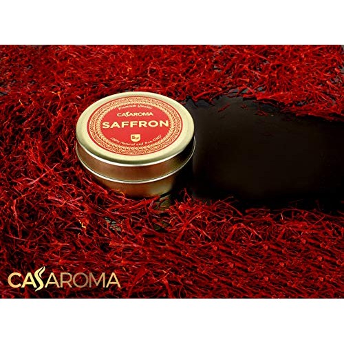 Casaroma All Red Saffron Threads, Pure Spice For Persian Rice, P