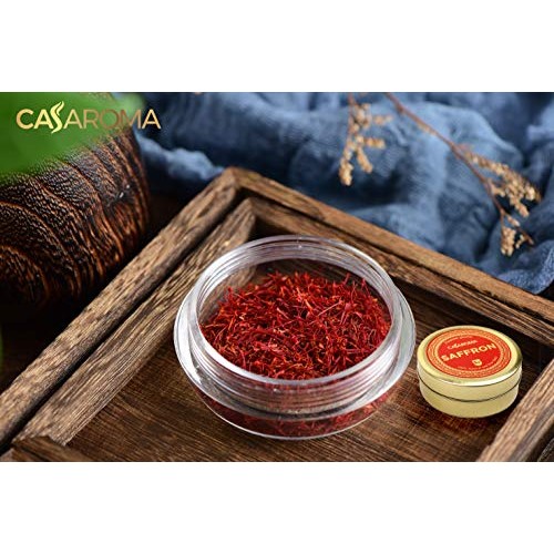 Casaroma All Red Saffron Threads, Pure Spice For Persian Rice, P